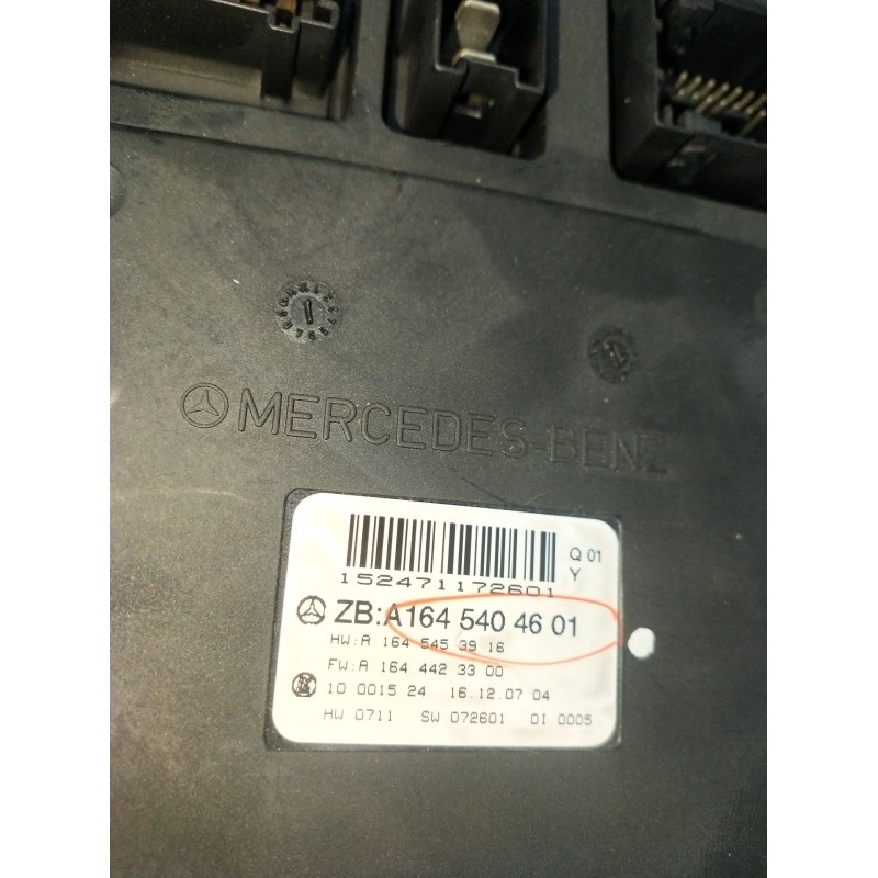 Recambio de modulo electronico para mercedes-benz clase m (w164) ml 320 cdi 4-matic (164.122) referencia OEM IAM A1645404601 100