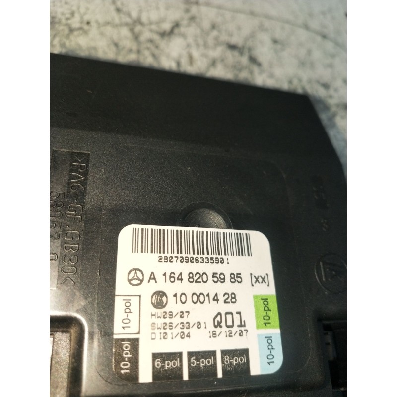 Recambio de modulo electronico para mercedes-benz clase m (w164) ml 320 cdi 4-matic (164.122) referencia OEM IAM A1648205985 100