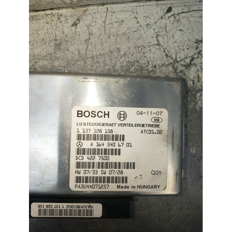 Recambio de modulo electronico para mercedes-benz clase m (w164) ml 320 cdi 4-matic (164.122) referencia OEM IAM A1645406701 113