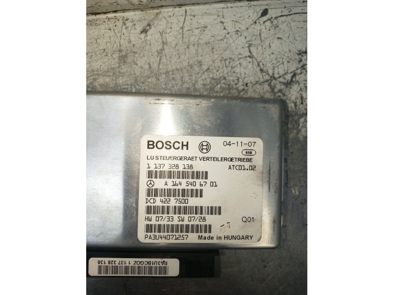 Recambio de modulo electronico para mercedes-benz clase m (w164) ml 320 cdi 4-matic (164.122) referencia OEM IAM A1645406701 113