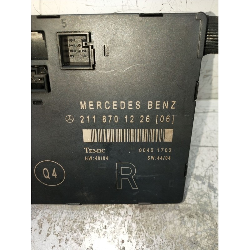 Recambio de modulo electronico para mercedes-benz clase e (w211) e 220 cdi (211.006) referencia OEM IAM 2118701226  