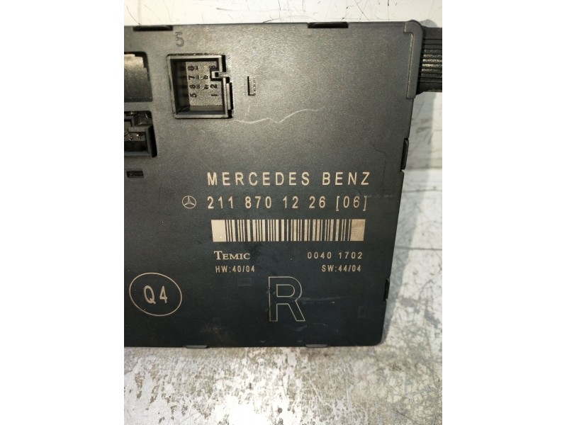 Recambio de modulo electronico para mercedes-benz clase e (w211) e 220 cdi (211.006) referencia OEM IAM 2118701226  