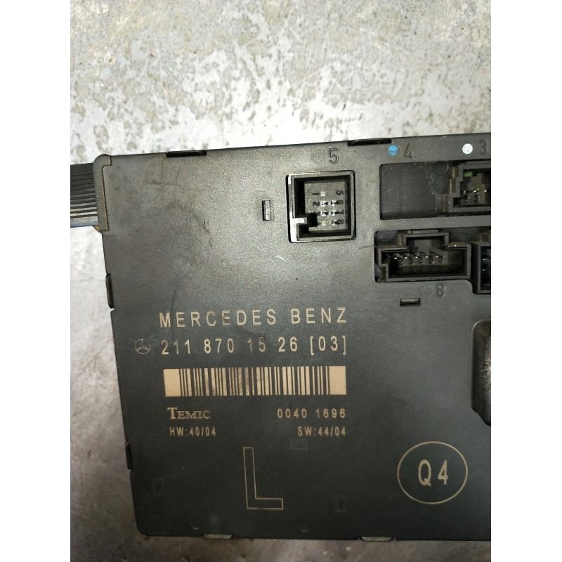 Recambio de modulo electronico para mercedes-benz clase e (w211) e 220 cdi (211.006) referencia OEM IAM 2118701526  