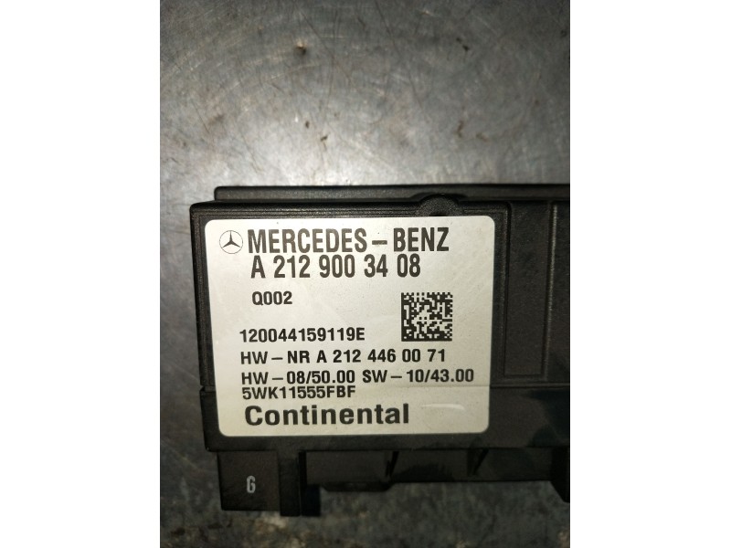 Recambio de modulo electronico para mercedes-benz clase c t-model (s204) c 220 cdi (204.202) referencia OEM IAM A2129003408 1200