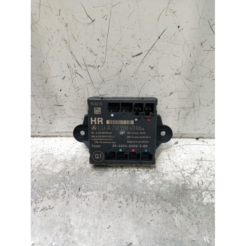 Recambio de modulo electronico para mercedes-benz clase c t-model (s204) c 220 cdi (204.202) referencia OEM IAM A2129004006 A212