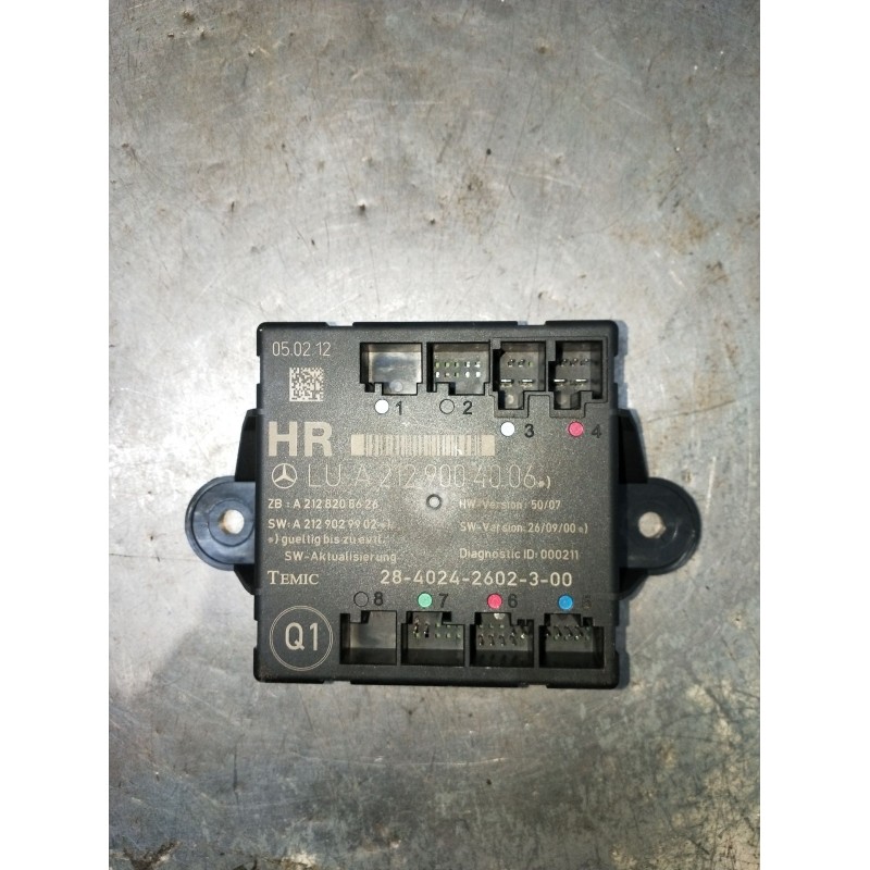 Recambio de modulo electronico para mercedes-benz clase c t-model (s204) c 220 cdi (204.202) referencia OEM IAM A2129004006 A212