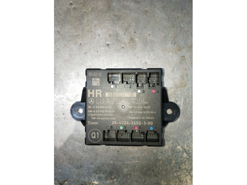Recambio de modulo electronico para mercedes-benz clase c t-model (s204) c 220 cdi (204.202) referencia OEM IAM A2129004006 A212
