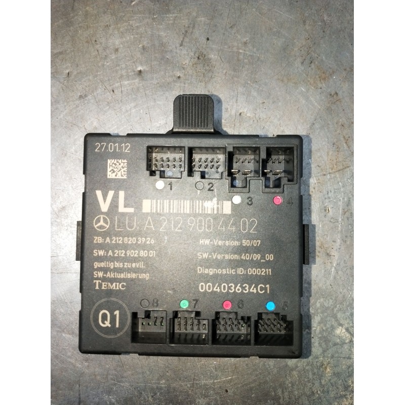 Recambio de modulo electronico para mercedes-benz clase c t-model (s204) c 220 cdi (204.202) referencia OEM IAM A2129004402 A212