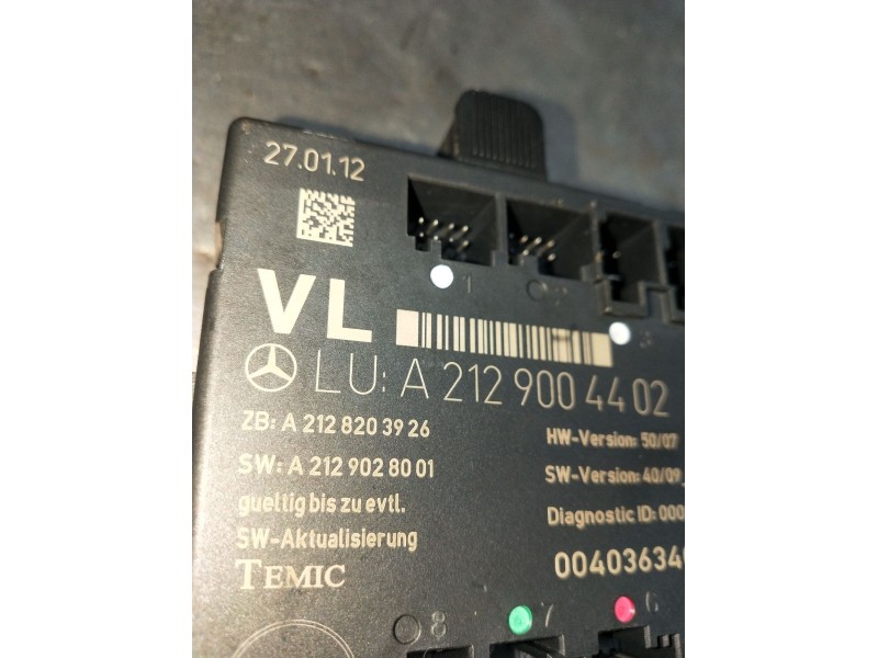 Recambio de modulo electronico para mercedes-benz clase c t-model (s204) c 220 cdi (204.202) referencia OEM IAM A2129004402 A212