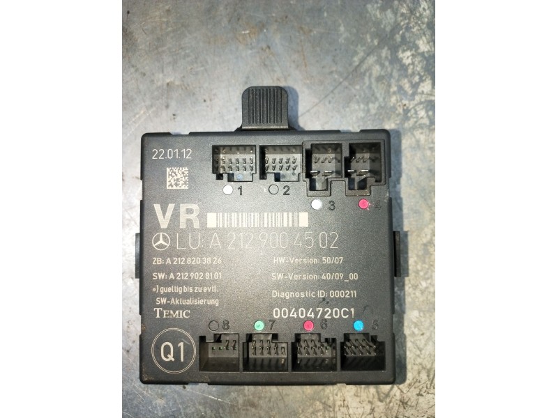 Recambio de modulo electronico para mercedes-benz clase c t-model (s204) c 220 cdi (204.202) referencia OEM IAM A2129004502 A212