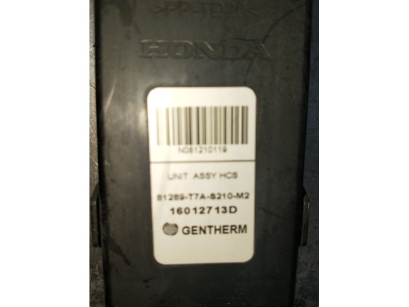 Recambio de modulo electronico para honda hr-v (ru) 1.5 i-vtec (ru1) referencia OEM IAM 16012713D  2019