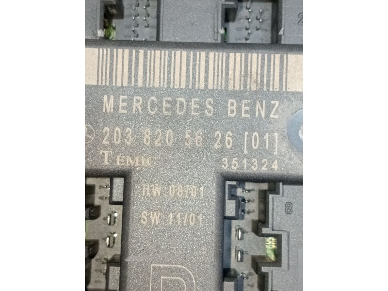 Recambio de modulo electronico para mercedes-benz clase c (w203) c 200 kompressor (203.045) referencia OEM IAM 2038205626  W203/