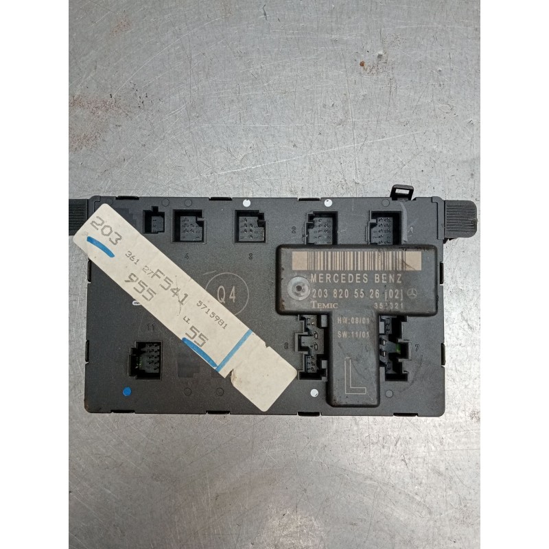 Recambio de modulo electronico para mercedes-benz clase c (w203) c 200 kompressor (203.045) referencia OEM IAM 2038205526  W203/