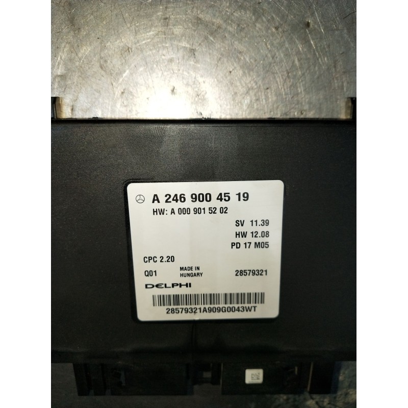 Recambio de modulo electronico para mercedes-benz clase b sports tourer (w246, w242) b 180 cdi / d (246.212) referencia OEM IAM 