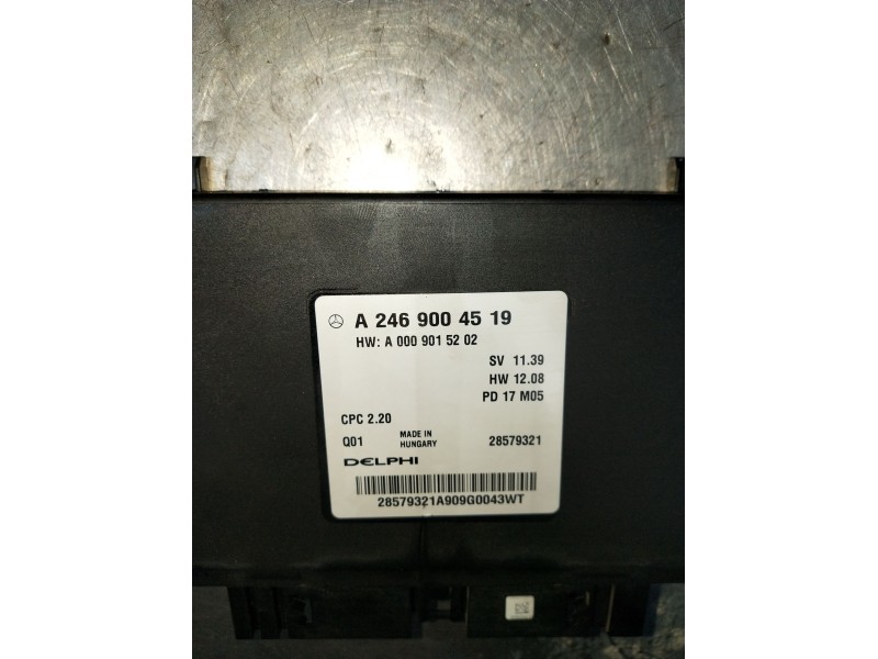 Recambio de modulo electronico para mercedes-benz clase b sports tourer (w246, w242) b 180 cdi / d (246.212) referencia OEM IAM 