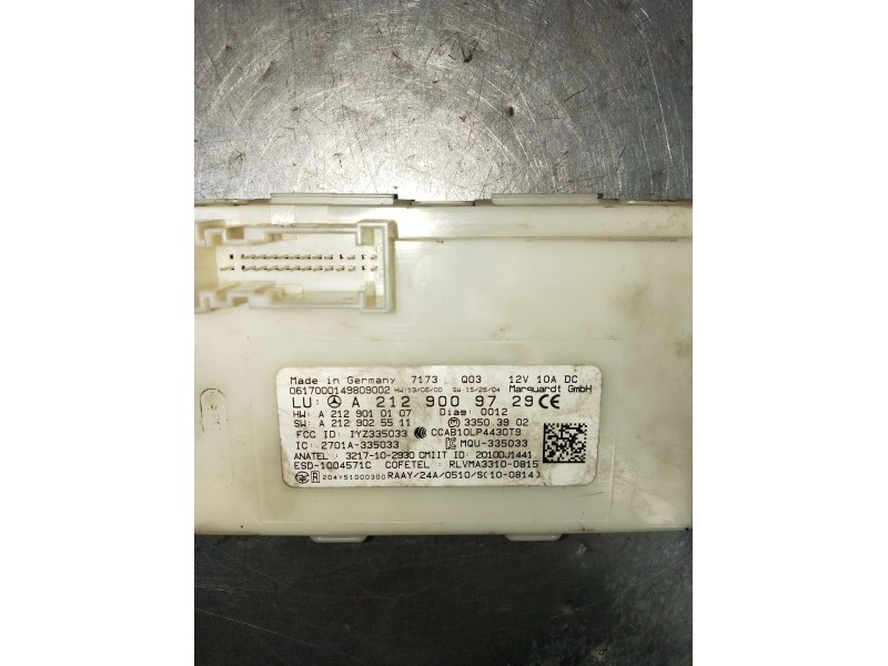 Recambio de modulo electronico para mercedes-benz clase b sports tourer (w246, w242) b 180 cdi / d (246.212) referencia OEM IAM 