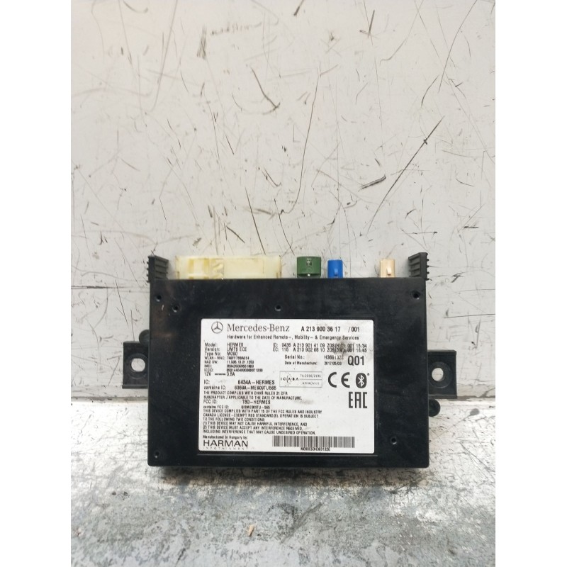 Recambio de modulo electronico para mercedes-benz clase b sports tourer (w246, w242) b 180 cdi / d (246.212) referencia OEM IAM 