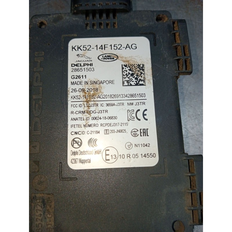 Recambio de modulo electronico para land rover discovery v (l462) 2.0 sd4 4x4 referencia OEM IAM KK5214F152AG 28651503 2016