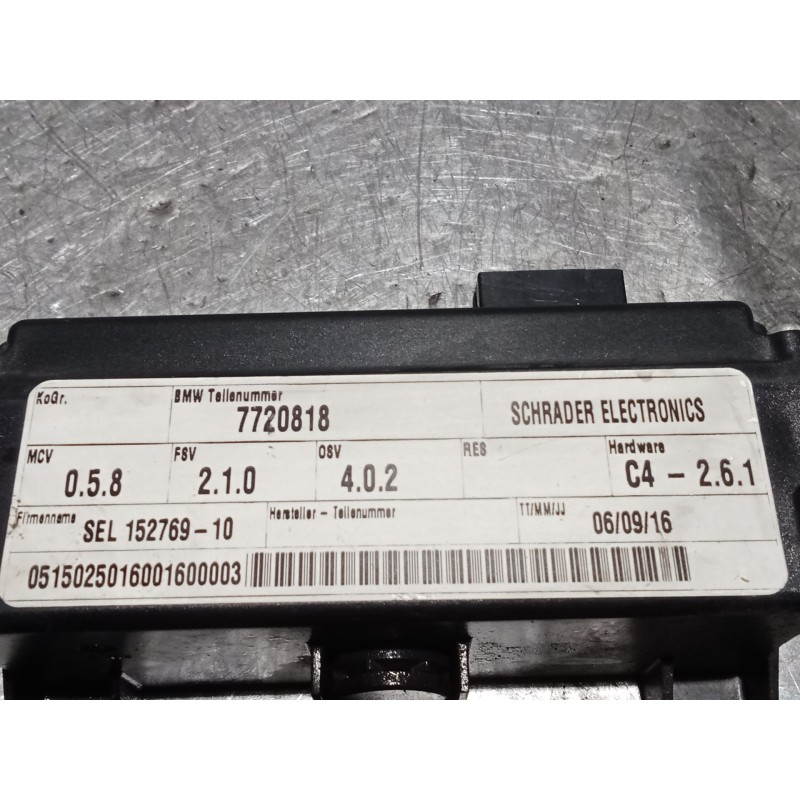 Recambio de modulo electronico para bmw f ( - 800cc) f 700 gs (k70) referencia OEM IAM 7720818 15276910 PRESION DE NEUMATICOS