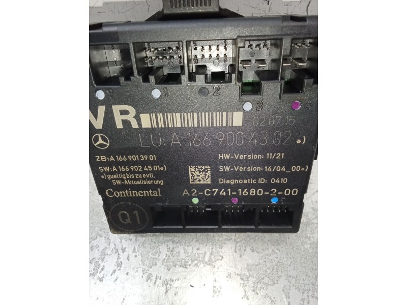 Recambio de modulo electronico para mercedes-benz cla shooting brake (x117) cla 200 cdi / d (117.908) referencia OEM IAM A166900