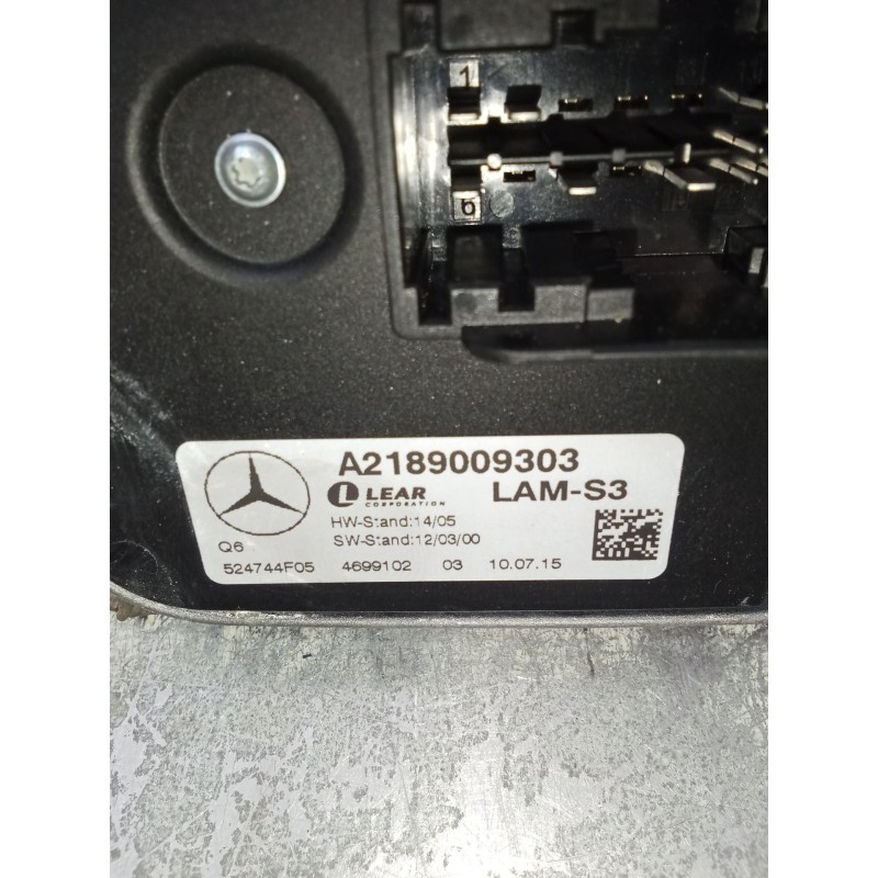 Recambio de modulo electronico para mercedes-benz cla shooting brake (x117) cla 200 cdi / d (117.908) referencia OEM IAM A218900
