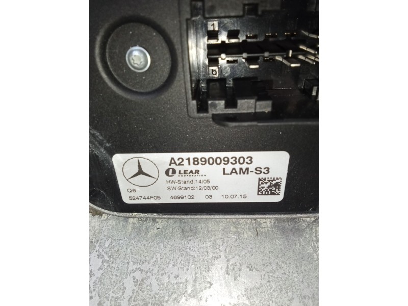 Recambio de modulo electronico para mercedes-benz cla shooting brake (x117) cla 200 cdi / d (117.908) referencia OEM IAM A218900