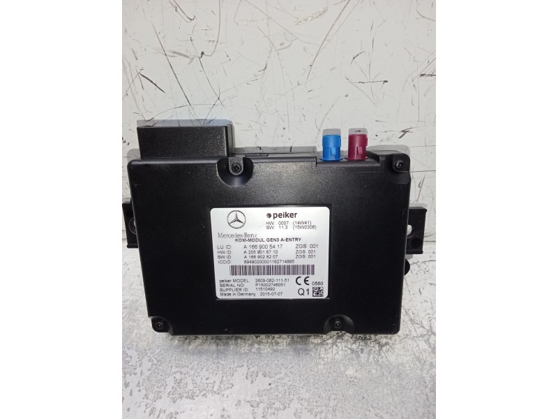 Recambio de modulo electronico para mercedes-benz cla shooting brake (x117) cla 200 cdi / d (117.908) referencia OEM IAM A166900