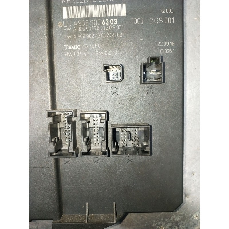 Recambio de modulo electronico para mercedes-benz sprinter 3,5-t furgoneta (b906) 314 cdi (906.631, 906.633, 906.635, 906.637) r