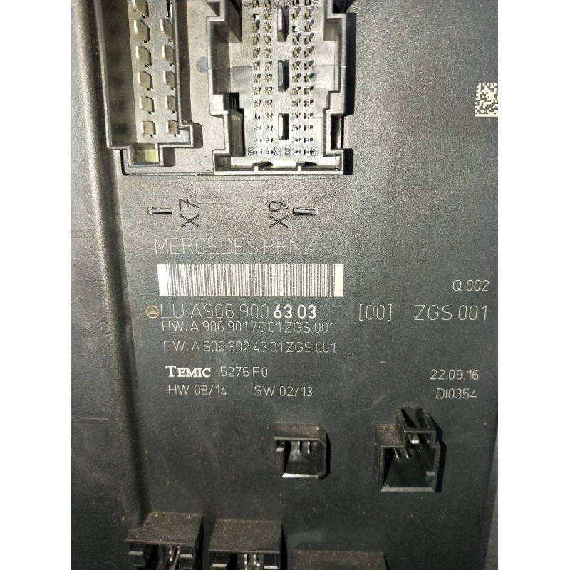 Recambio de modulo electronico para mercedes-benz sprinter 3,5-t furgoneta (b906) 314 cdi (906.631, 906.633, 906.635, 906.637) r