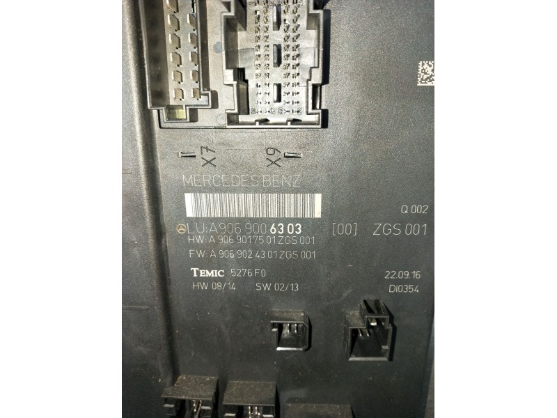 Recambio de modulo electronico para mercedes-benz sprinter 3,5-t furgoneta (b906) 314 cdi (906.631, 906.633, 906.635, 906.637) r