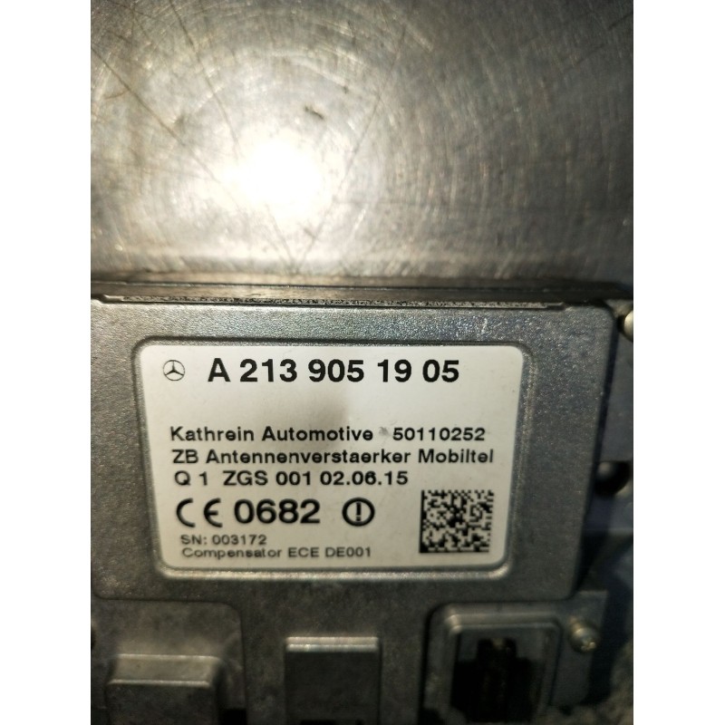 Recambio de modulo electronico para mercedes-benz clase c (w205) c 400 4-matic (205.066) referencia OEM IAM A2139051905 50110252