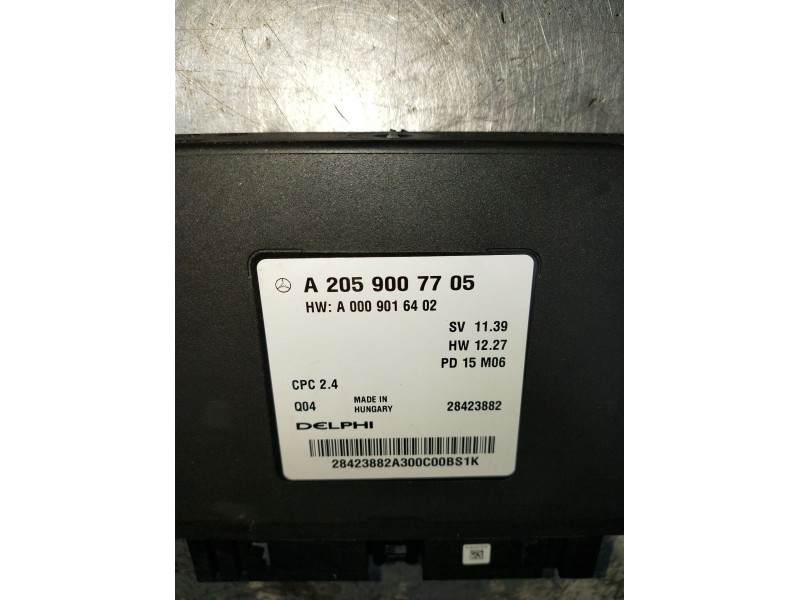 Recambio de modulo electronico para mercedes-benz clase c (w205) c 400 4-matic (205.066) referencia OEM IAM A2059007705 A0009016