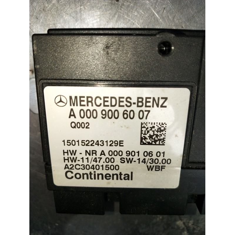 Recambio de modulo electronico para mercedes-benz clase c (w205) c 400 4-matic (205.066) referencia OEM IAM A0009006007 A0009010