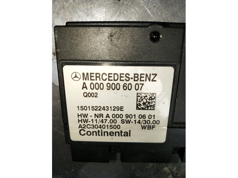 Recambio de modulo electronico para mercedes-benz clase c (w205) c 400 4-matic (205.066) referencia OEM IAM A0009006007 A0009010