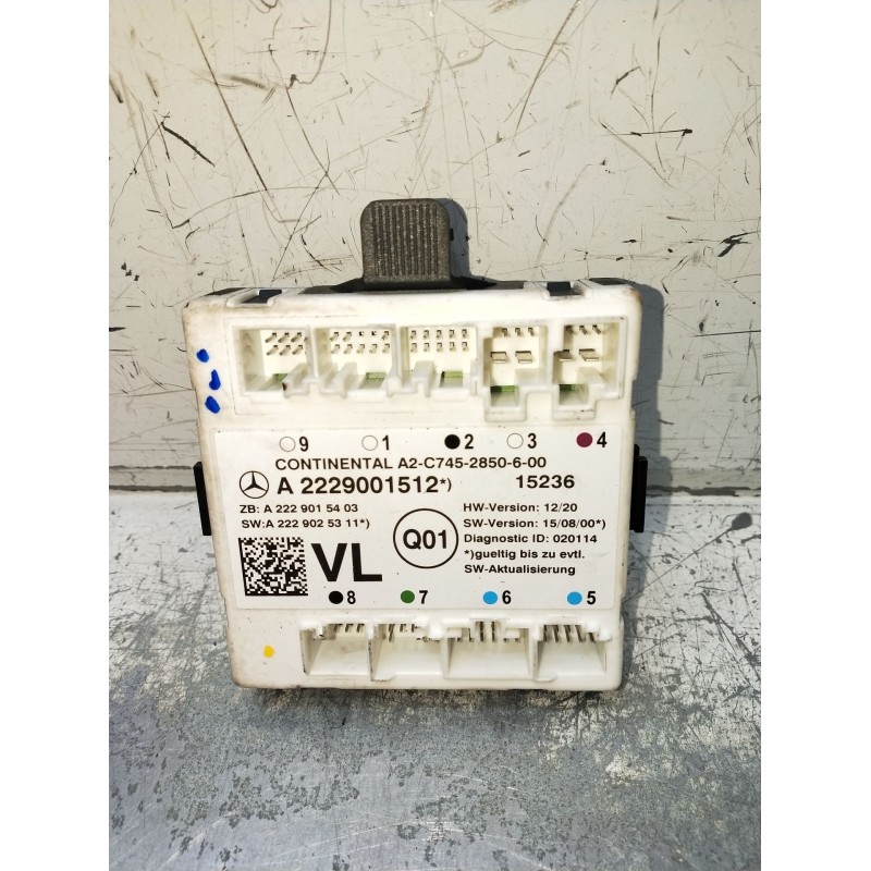 Recambio de modulo electronico para mercedes-benz clase c (w205) c 400 4-matic (205.066) referencia OEM IAM A2229001512 A2229015