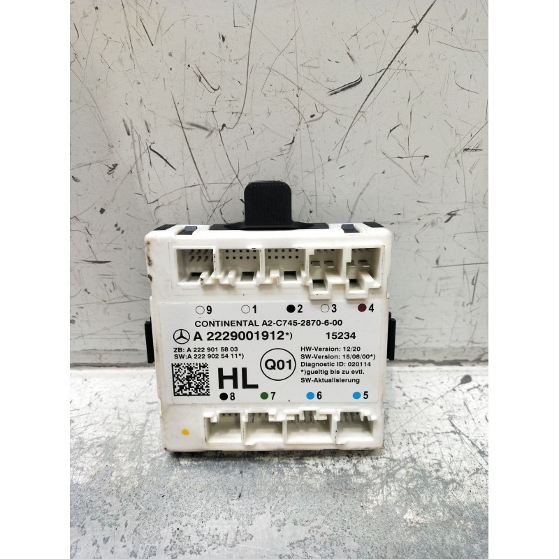 Recambio de modulo electronico para mercedes-benz clase c (w205) c 400 4-matic (205.066) referencia OEM IAM A2229001912 A2229015