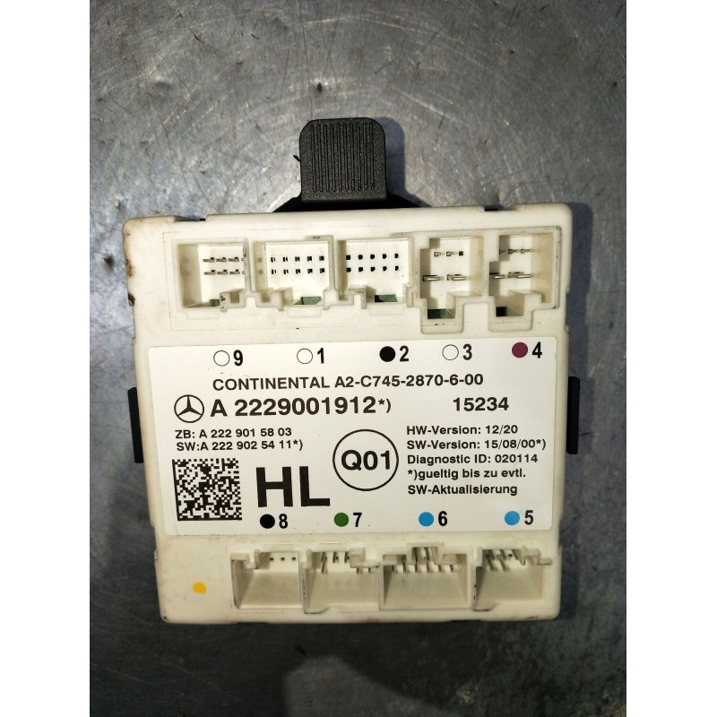 Recambio de modulo electronico para mercedes-benz clase c (w205) c 400 4-matic (205.066) referencia OEM IAM A2229001912 A2229015