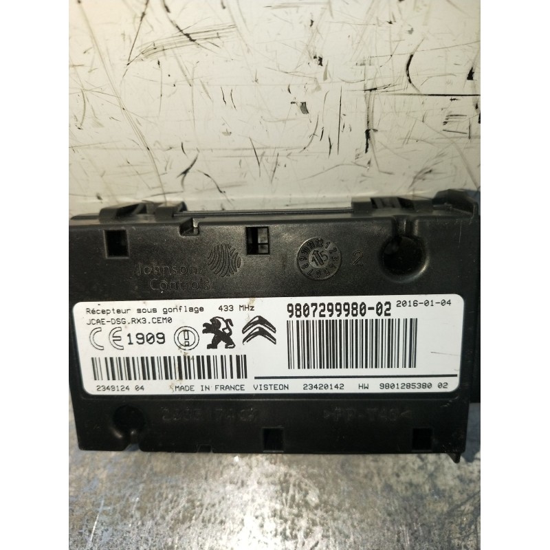 Recambio de modulo electronico para peugeot 3008 i monospace (0u_) 1.6 bluehdi 120 referencia OEM IAM 9807299980 9801285380 2342