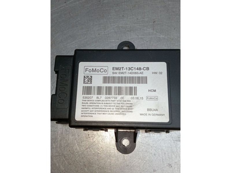 Recambio de modulo electronico para ford s-max (cj, wa6) 2.0 tdci referencia OEM IAM EM2T13C148CB EM2T14D063AE 8L7028773300 15