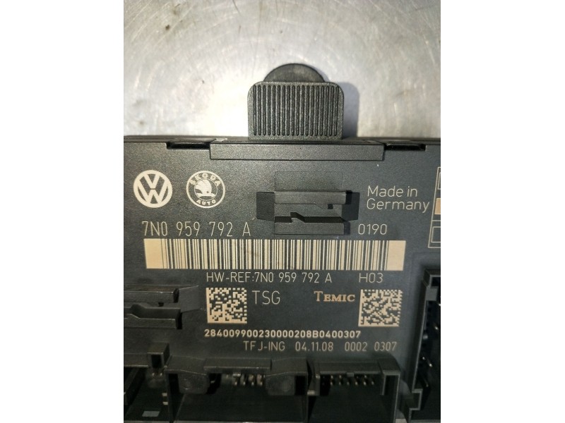 Recambio de modulo electronico para skoda suberb (3t4) ambition referencia OEM IAM 7N0959792A 00020307 08