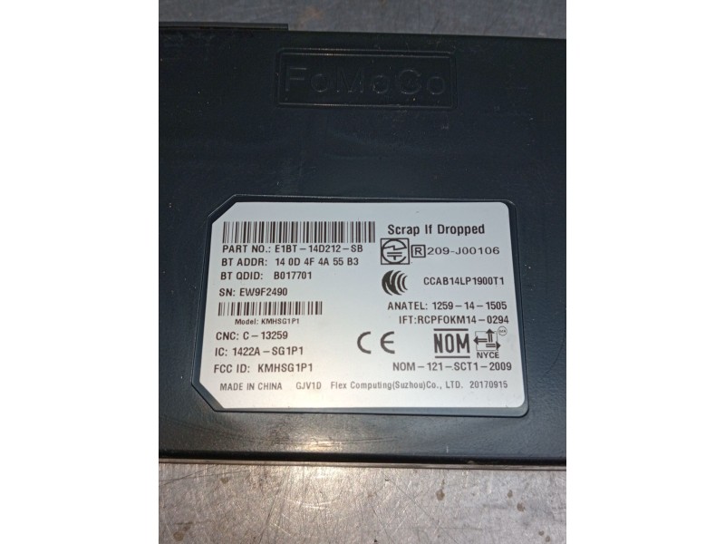 Recambio de modulo electronico para ford focus turn. business referencia OEM IAM E1BT14D212SB 140D4F4A55B3 209J00106 14