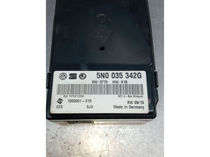 Recambio de modulo electronico para seat toledo iv (kg3) 1.6 tdi referencia OEM IAM 5N0035342G 1000001015 7670210206 12