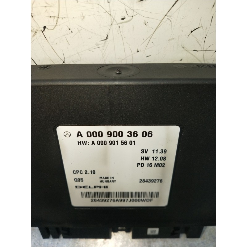 Recambio de modulo electronico para mercedes-benz clase cla (w117) shooting brake referencia OEM IAM A0009003606 A0009015601 284