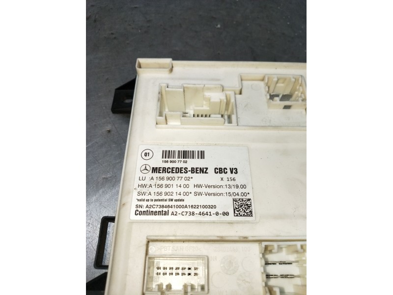 Recambio de modulo electronico para mercedes-benz clase cla (w117) shooting brake referencia OEM IAM A1569007702 A1569011400 A15