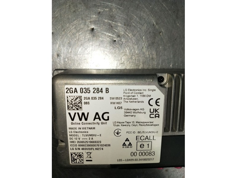 Recambio de modulo electronico para audi q3 (f3b) 35 tdi referencia OEM IAM 2GA035284B 0000083 2024
