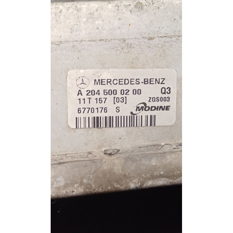 Recambio de intercooler para mercedes-benz clase e (w212) lim. e 300 cdi blueefficiency (212.025) referencia OEM IAM A2045000200