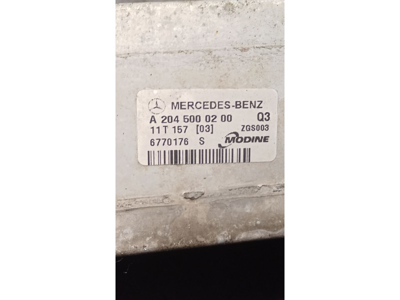 Recambio de intercooler para mercedes-benz clase e (w212) lim. e 300 cdi blueefficiency (212.025) referencia OEM IAM A2045000200