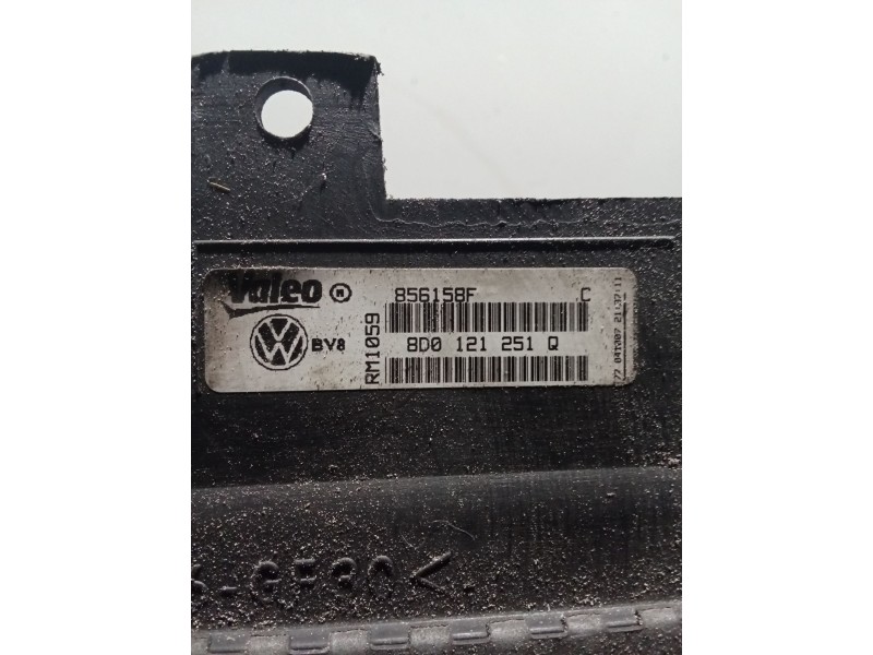 Recambio de radiador agua para audi a6 berlina (4b2) 1.9 tdi referencia OEM IAM 8D0121251Q  