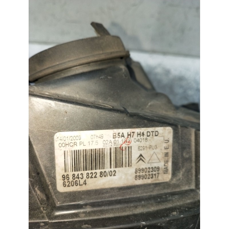 Recambio de faro derecho para citroën c4 i (lc_) 1.4 16v referencia OEM IAM 9684382280 89902309 89902317 