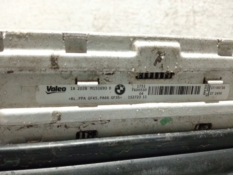 Recambio de intercooler para bmw 3 touring (f31) 318 d referencia OEM IAM 1751760053004  